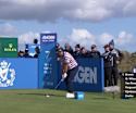 Romain Langasque sets up birdie at the par-three seventh