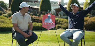 Francesco and Edoardo Molinari take on the Fortinet Guess The Golfer Challenge